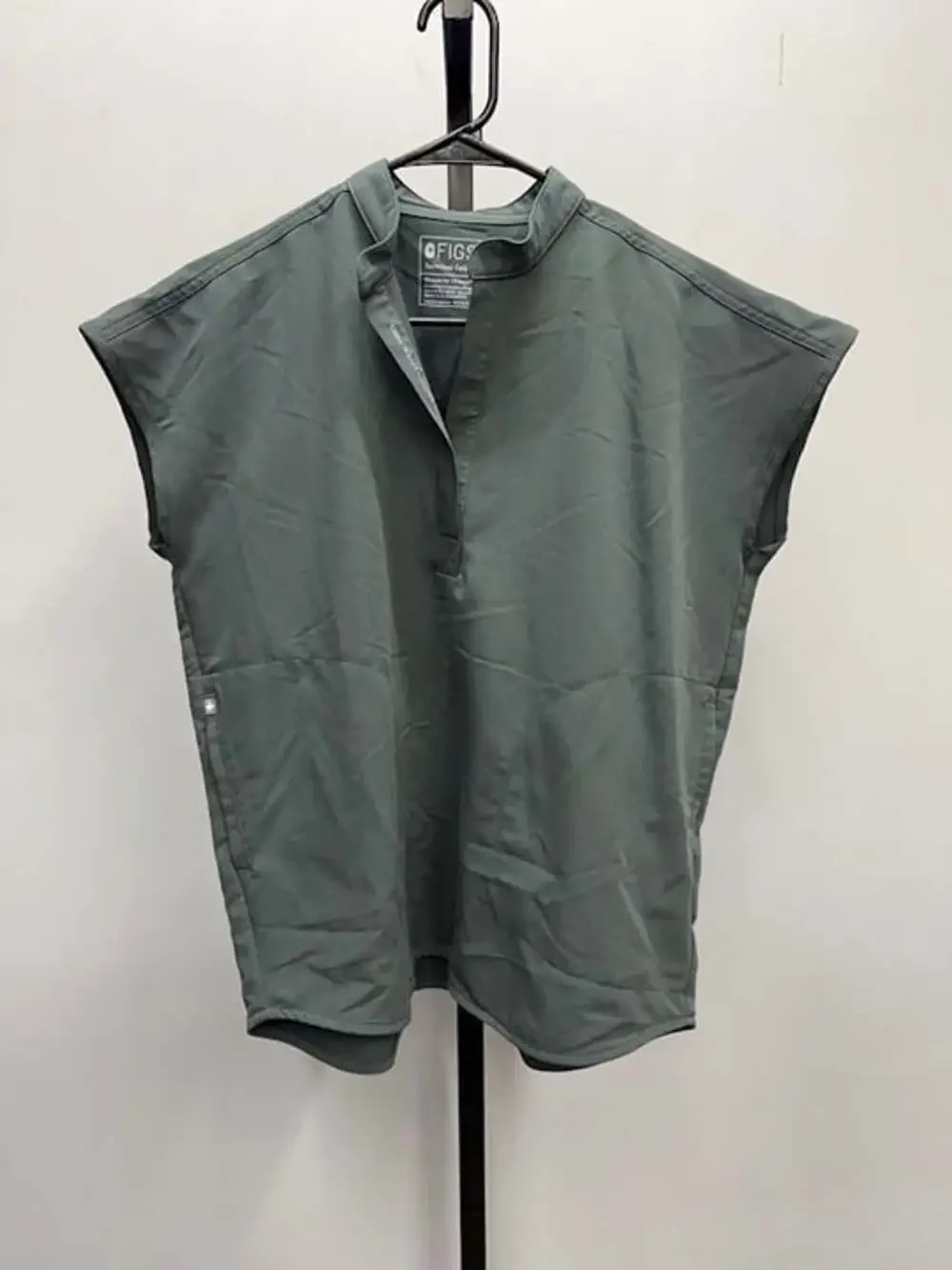 FIGS Rafaela Oversized Scrub Top in Bonsai
